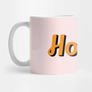 Honey Sweet retro lettering design Mug